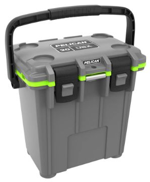 Show details for Pelican Coolers Im 20 Quart Elite Dkgray/Green Leg Cut Out Picture of Pelican Coolers Im 20 Quart Elite Dkgray/Green Leg Cut Out