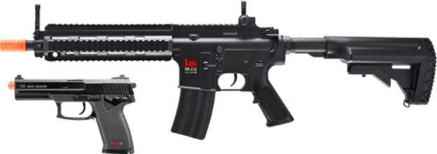 Picture of Umarex Hk 416 Combat Kit Aeg Airsoft Electric Powered Black