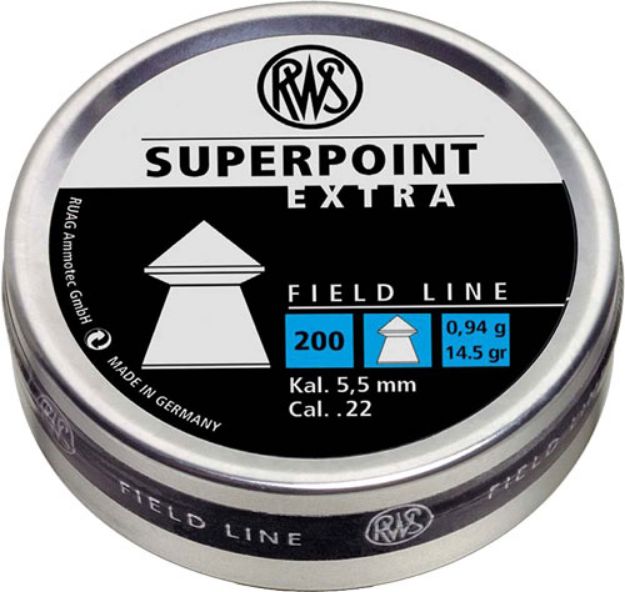 Picture of Rws Pellets 22 Superpoint Extra 14.5 Grains 200-Pack