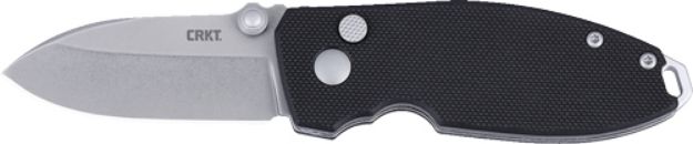 Picture of Crkt Squid 2.2" Fine Edge Black/Ss Button Lock D2