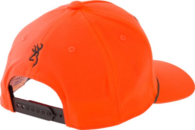 Picture of Browning Cap Pine Valley Blaze Orange W/Muley Patch Adj!
