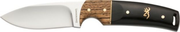 Picture of Browning Knife Buckmark Hunter 3" Blade Hardwood W/Sheath