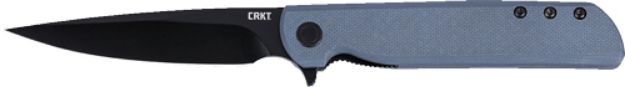 Picture of Crkt Lck Plus 3.3" Plain Edge Gray/Black G10