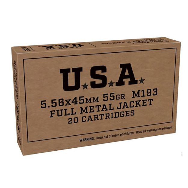 Picture of WIN M193 556NATO 55GR FMJ 20/1000