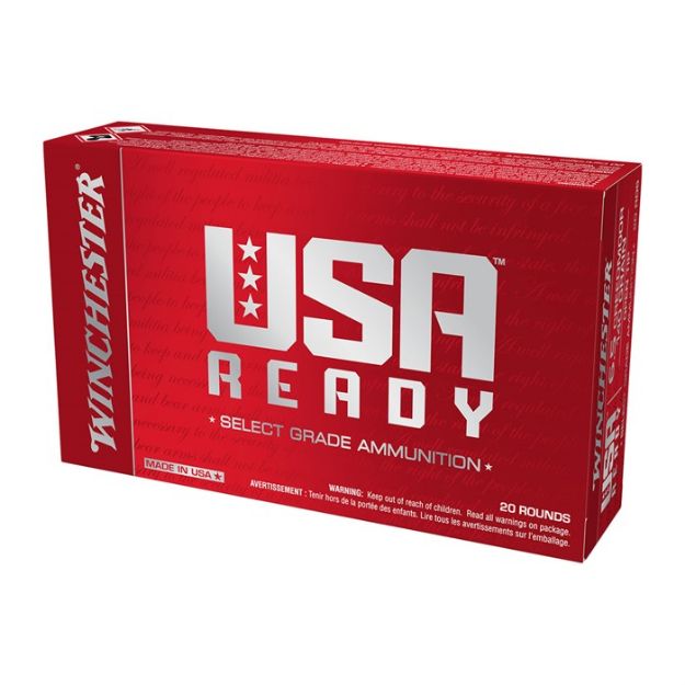 Picture of Winchester Usa Ready 9Mm Luger 115Gr Fmj-Match 50Rd 10Bx/Cs
