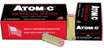 Show details for Atomic 38 Special Match 148Gr Copper Plate Hbwc 50Rd 10Bx/Cs Picture of Atomic 38 Special Match 148Gr Copper Plate Hbwc 50Rd 10Bx/Cs