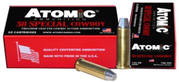 Show details for Atomic Cowboy 38 Special 125Gr Lead-Rnfp 50Rd 10Bx/Cs Picture of Atomic Cowboy 38 Special 125Gr Lead-Rnfp 50Rd 10Bx/Cs