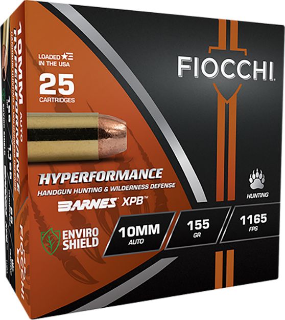 Picture of Fiocchi 10Mm 155Gr Xpb 25Rd 8Bx/Cs !