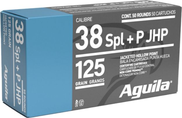 Picture of Aguila 38 Special 125Gr Jhp 50Rd 10Bx/Cs