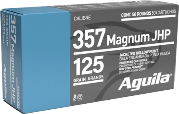 Picture of Aguila 357 Mag 125Gr Jhp 50Rd 10Bx/Cs