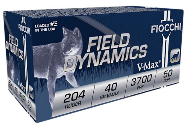 Picture of Fiocchi 204 Ruger 40Gr V-Max 50Rd 20Bx/Cs