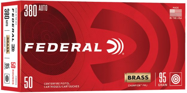 Picture of FED CHAMP 380AUTO 95GR FMJ 50/1000