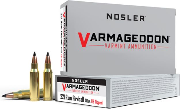 Picture of Nosler Varmageddon 221 Rem Fireball 40Gr Fbt 20Rd 10Bx/Cs