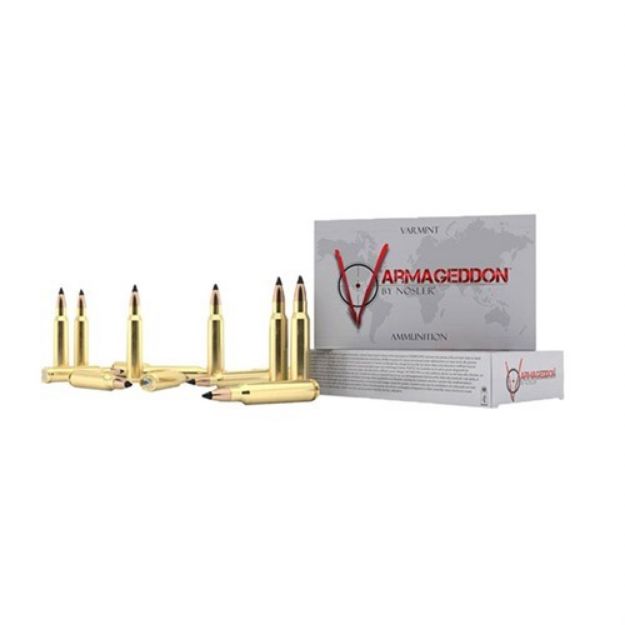 Picture of Nosler Varmageddon 222 Rem 40Gr Fbt 20Rd 20Bx/Cs !