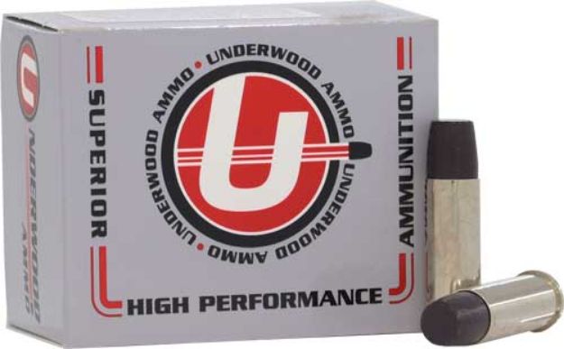 Picture of Underwood 44 Rem Mag +P+ 340Gr Lead-Fn 20Rd 10Bx/Cs