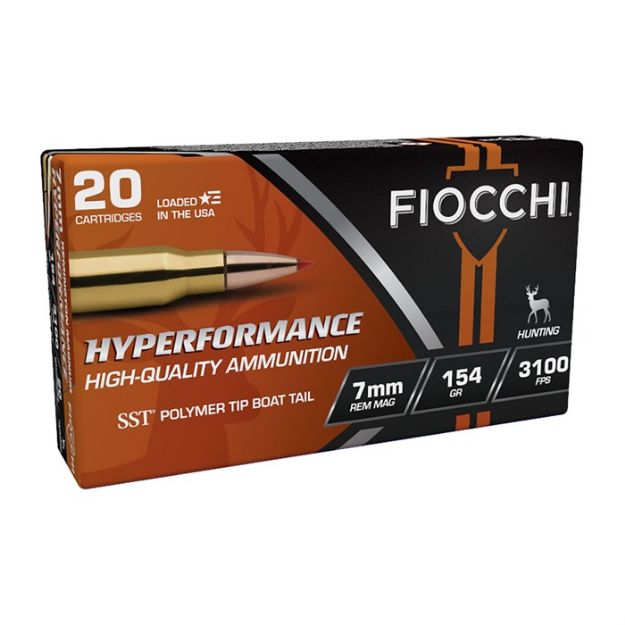 Picture of Fiocchi 7Mm Rem Mag 154Gr Sst 20Rd 10Bx/Cs !