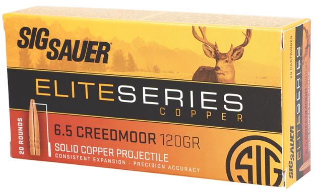 Picture of Sig Ammo 6.5Cm 120Gr Elite Copper 20Rd 10Bx/Cs