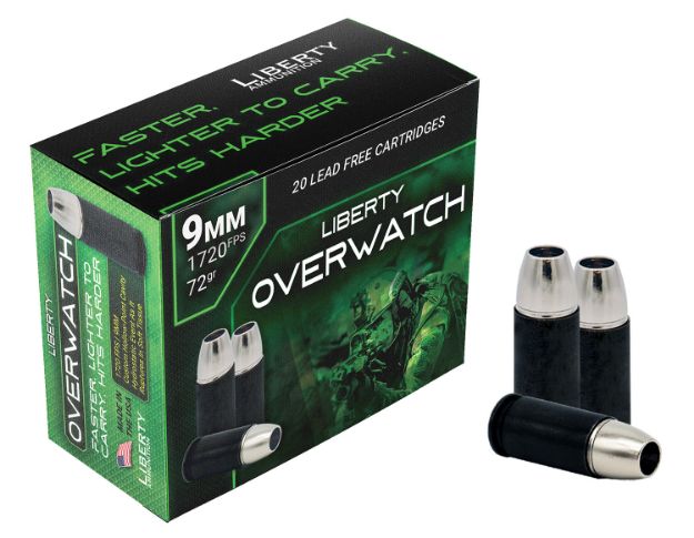 Picture of Liberty Overwatch 9Mm Luger 72Gr Hp 20Rd 10Bx/Cs