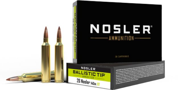 Picture of Nosler 26 Nosler 140Gr Ballistic Tip 20Rd 10Bx/Cs