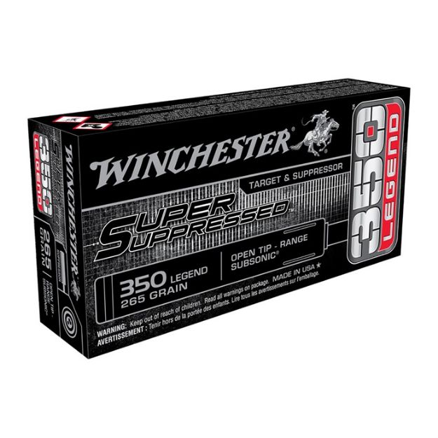 Picture of Winchester Super Suppress 350 Legend 265Gr Fmj 20Rd 10Bx/Cs