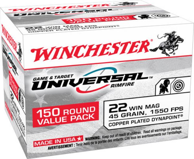 Picture of Winchester Dynapoint 22Wmr 45Gr 1550Fps 150Rd 10Bx/Cs