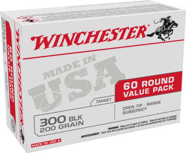 Picture of Winchester Usa 300 Aac 200Gr Fmj 60Rd 4Bx/Cs