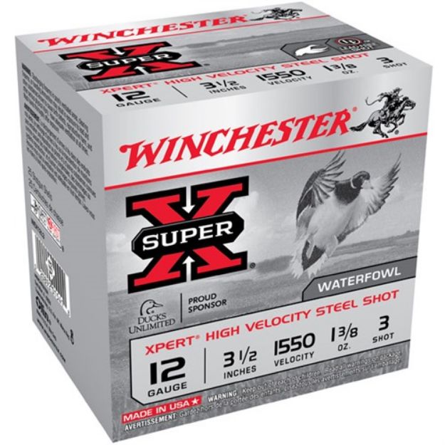 Picture of Winchester Xpert Steel 12Ga 3.5" 1-3/8Oz #3 25Rd 10Bx/Cs