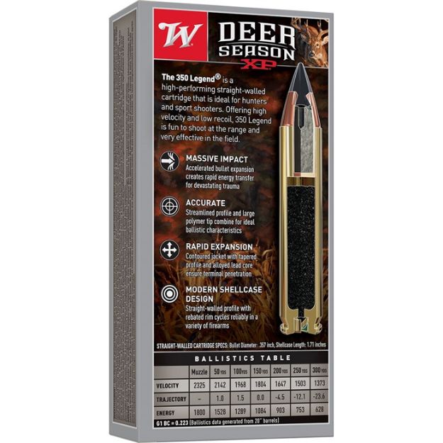 Picture of Winchester Deer Xp 350 Legend 150Gr Extreme Pt 20Rd 10Bx/Cs