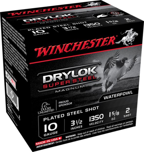 Picture of Winchester Drylok 10Ga 3.5" 1-5/8Oz #2 1350Fps 25Rd 10Bx/C