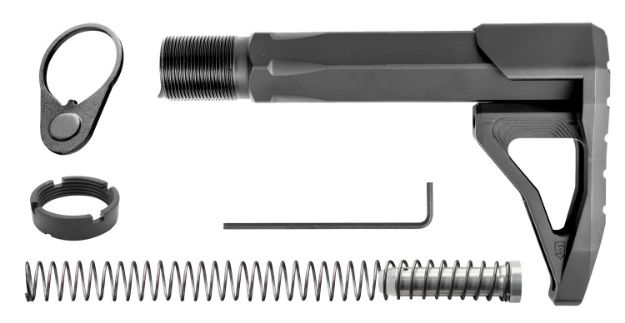 Picture of Phase 5 Mini Stock Assembly Carbine Tube Ar-15 Black