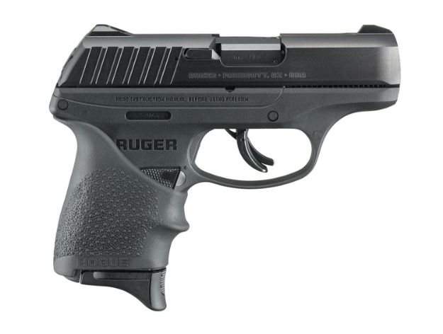 Picture of Ruger Ec9s 9Mm Luger Fixed 7-S Black W/Hogue Handall <