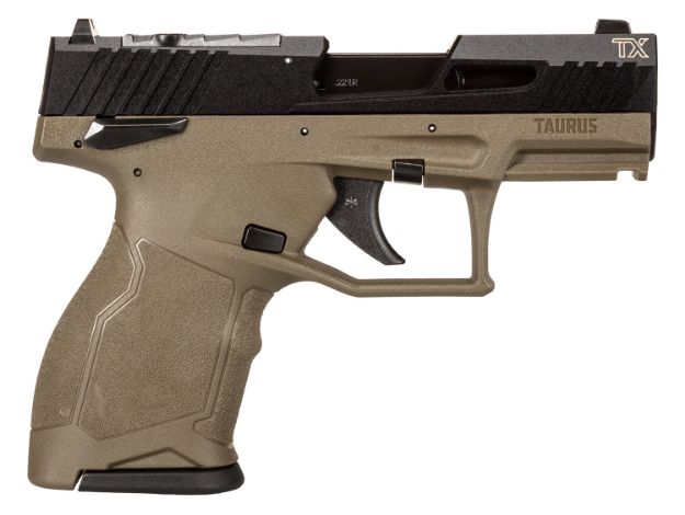 Picture of Taurus Tx-22 Compact 22Lr 3.5" Adj. 13-Shot  Od Green Polymer