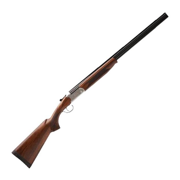 Picture of Stevens 555E O/U 410Ga 26" Mc5 Silver Engraved/Walnunt