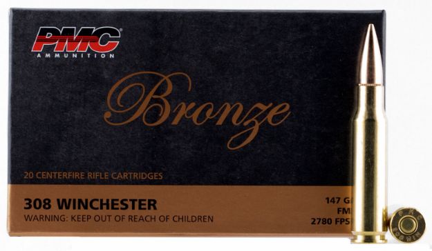 Picture of PMC BRNZ 308WIN 147GR FMJ 20/500