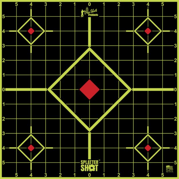 Picture of PRO-SHOT TARGET 12" GRN SIGHT-IN 5PK