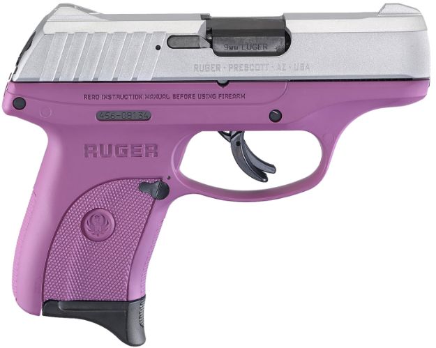 Picture of Ruger Ec9s 9Mm Luger As 7-Shot Silver Slide Purple Frame <