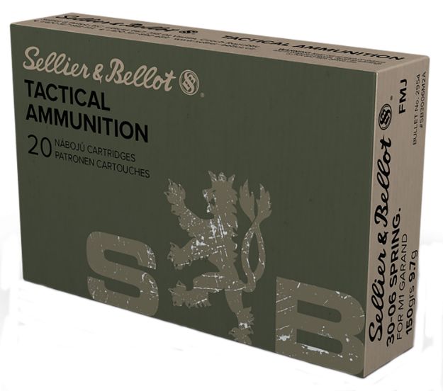 Picture of S&B 30-06 M1 GARAND 150GR FMJ 20/400