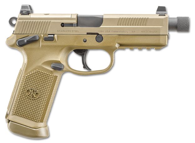 Picture of Fn Fnx-45 Tactical Bundle   45 Acp Fde 5-10Rd Night Sights..