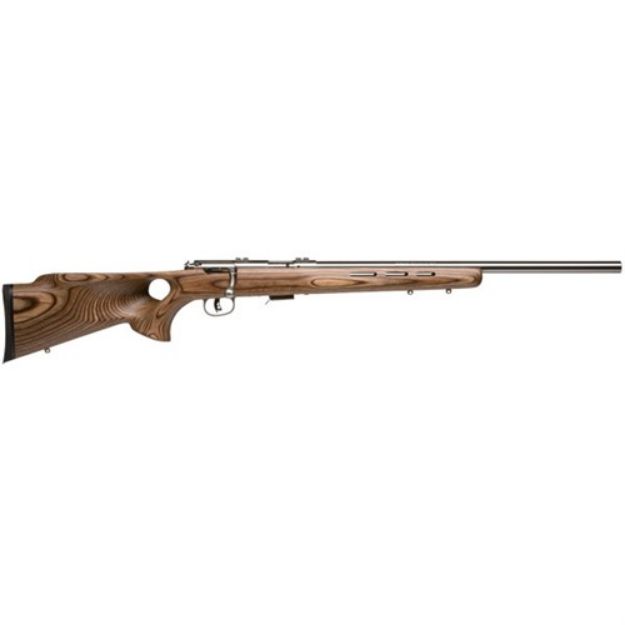 Picture of Savage 93R17-Btvs 17Hmr 21"Hb Accu Trigger Ss/Brn Lam T-Hole