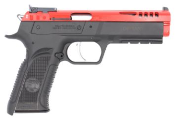 Show details for Tanfoglio Force 22Lr 4.4" Poly Frame Red Steel Slide< Picture of Tanfoglio Force 22Lr 4.4" Poly Frame Red Steel Slide<