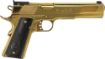 Picture of Iver Johnson Eagle Xl 45Acp 6" 24K Gold Black Wood!