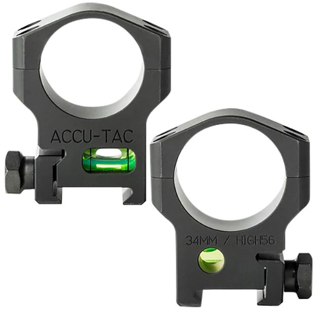 Picture of Accu-Tac Scope Rings 34Mm Steel Flat Black<
