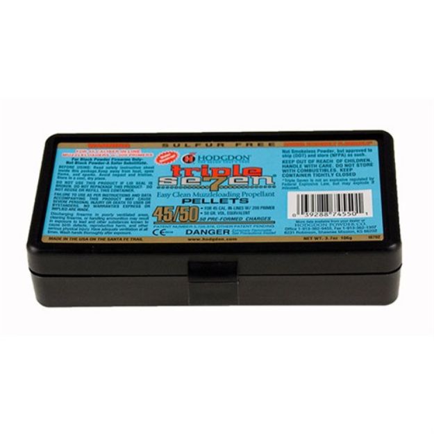 Picture of Hodgdon Triple Seven 50Gr Pell 45 Caliber 50Pk 12Pk/Cs