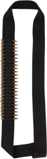 Picture of Bulldog Rifle Ammo Bandolier Holds 24 Cart 2" Webbing Blk