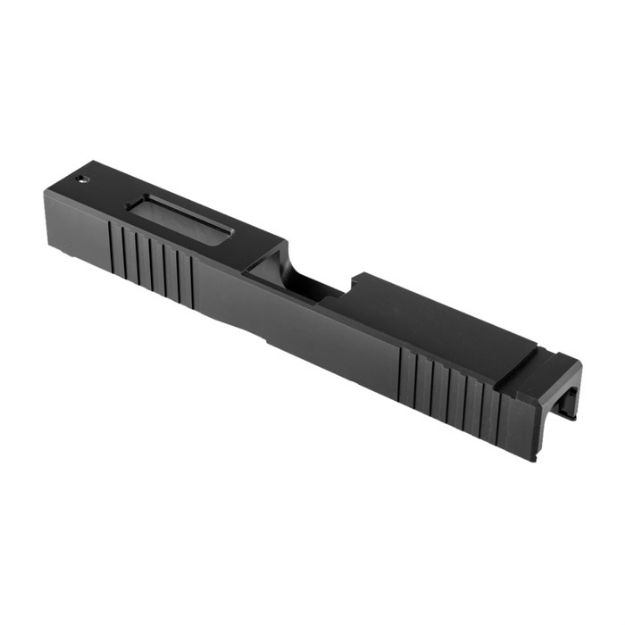 Picture of Brn Iron Sight Slide Gen3 Glock 17, W/Window, Black Nitride