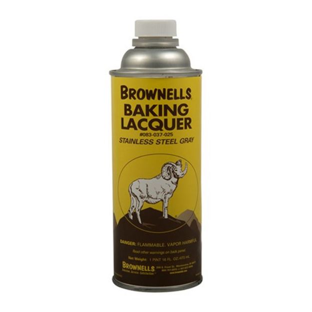Picture of 16 Oz. Stainless Steel Gray Baking Lacquer
