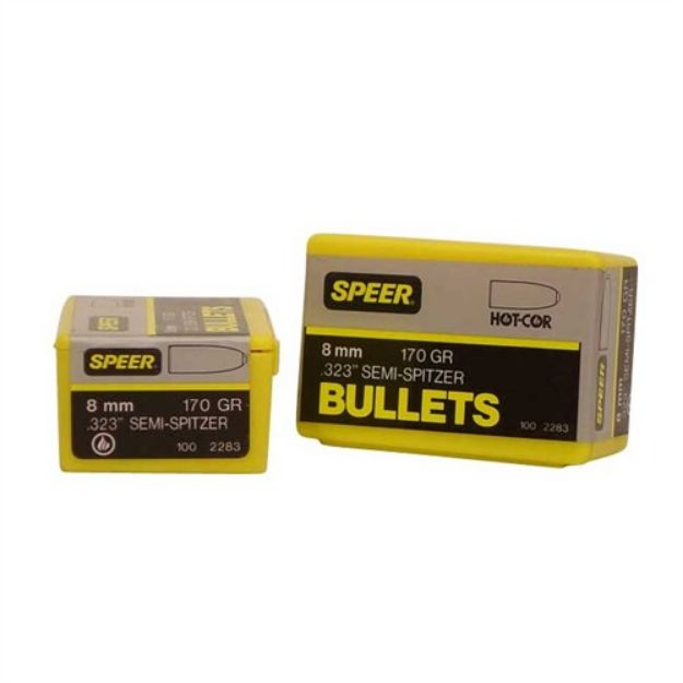 Picture of 8Mm (0.323'') 170Gr Semi-Spitzer 100/Box