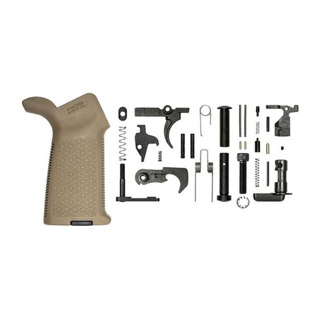 Picture of M4e1 Lower Parts Kit W/ Moe Grip For Ar-15 Fde