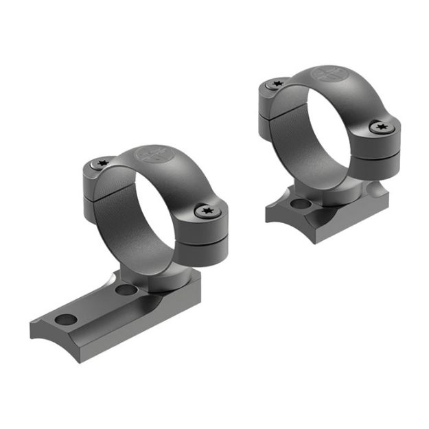 Picture of Savage 10/110 Round Rvr 2-Pc Base/30Mm Medium Rings Matte