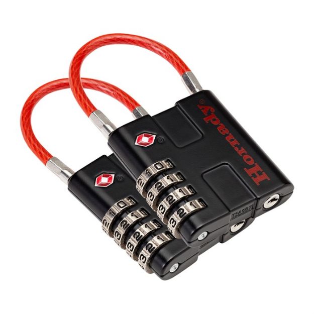 Picture of Tsa Padlock W/Cable 2/Pack